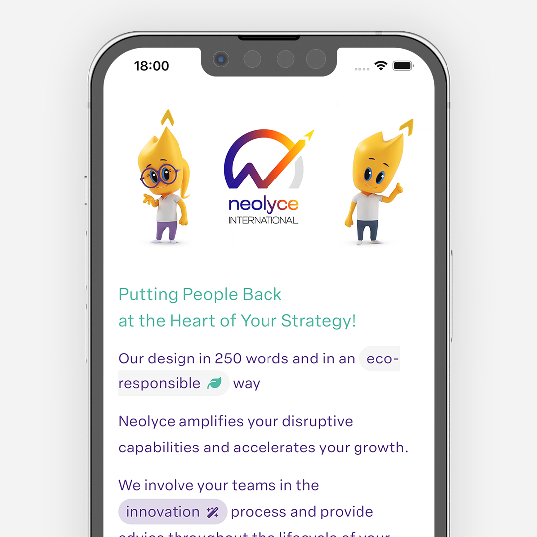 Neolyce Site web One page